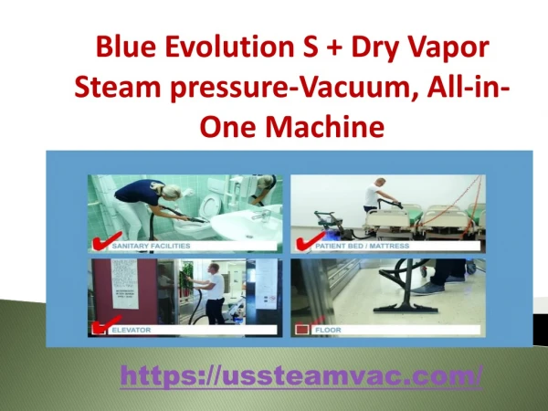 Blue Evolution S  Dry Vapor Steam pressure-Vacuum, All-in-One Machine-converted