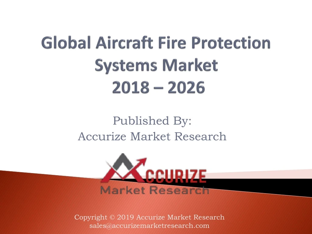 global aircraft fire protection systems market 2018 2026