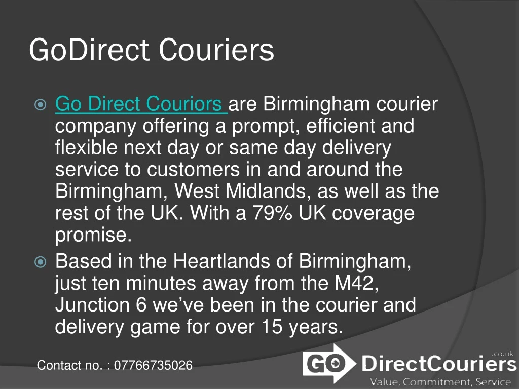 godirect couriers