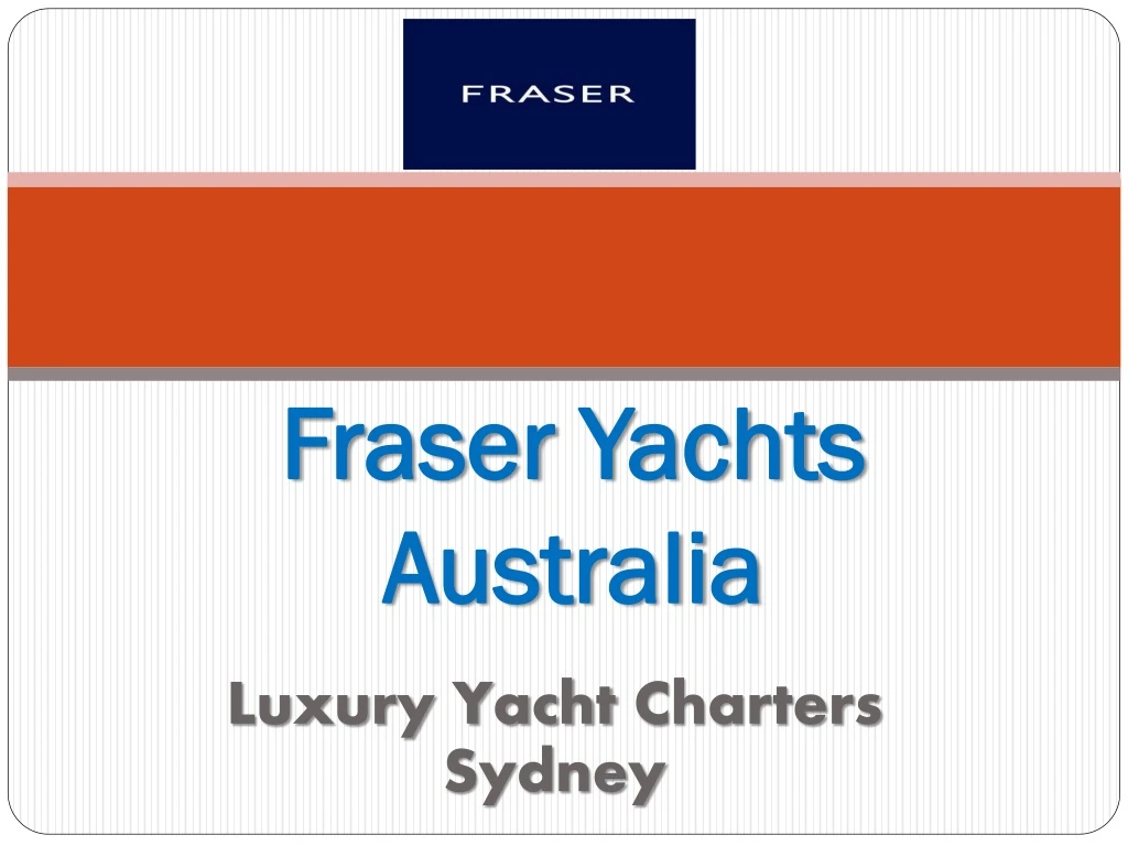 fraser yachts australia
