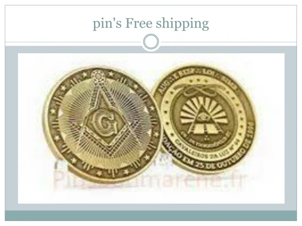 pin's Free shipping