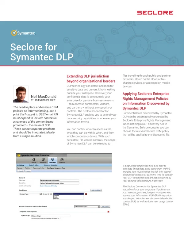 Seclore for Symantec DLP