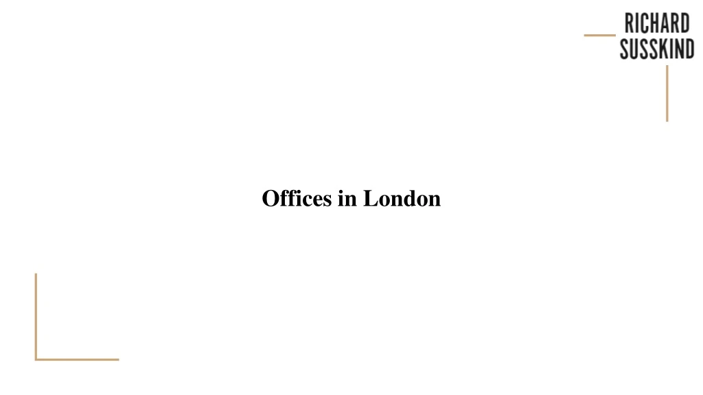 offices in london