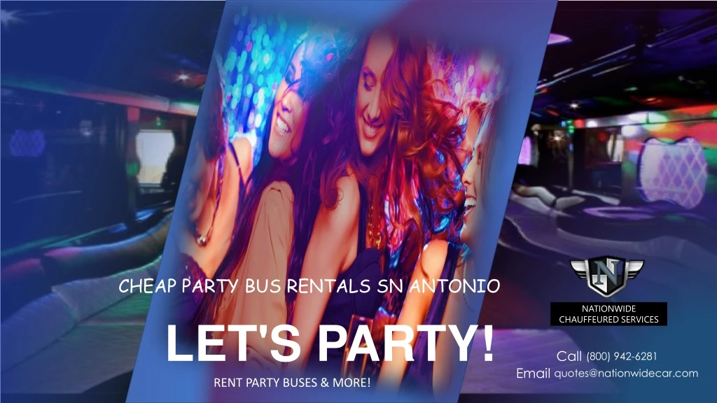 cheap party bus rentals sn antonio