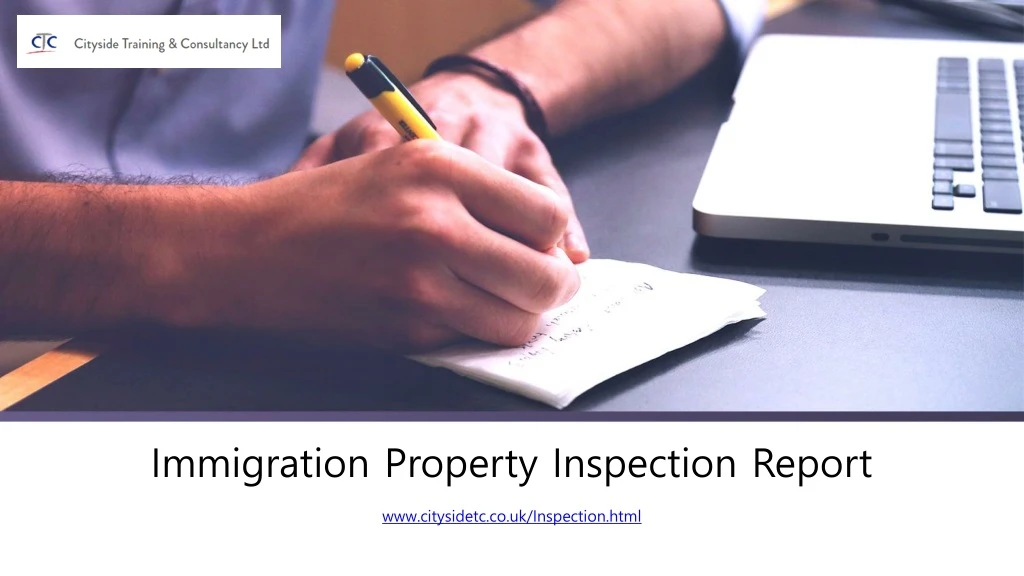 immigration property inspection report
