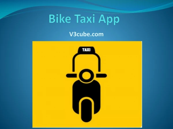 Bike Taxi App