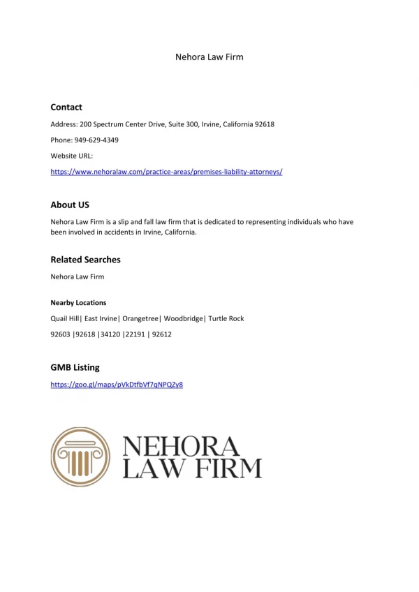 Nehora Law Firm