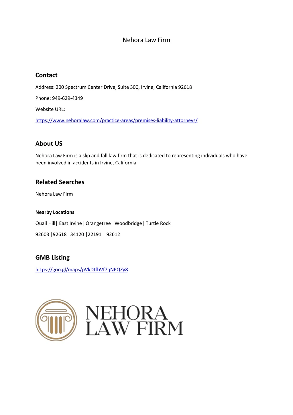 nehora law firm