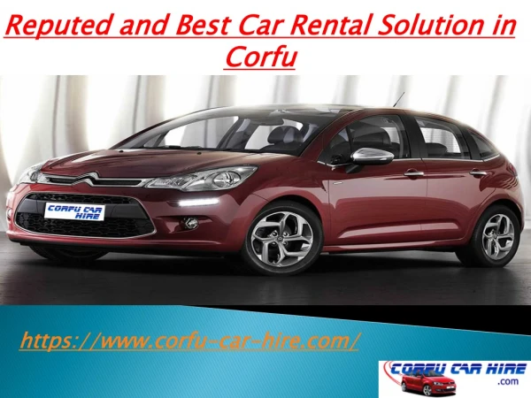 Reputed and Best Car Rental Solution in Corfu