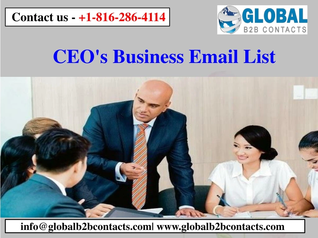 ceo s business email list
