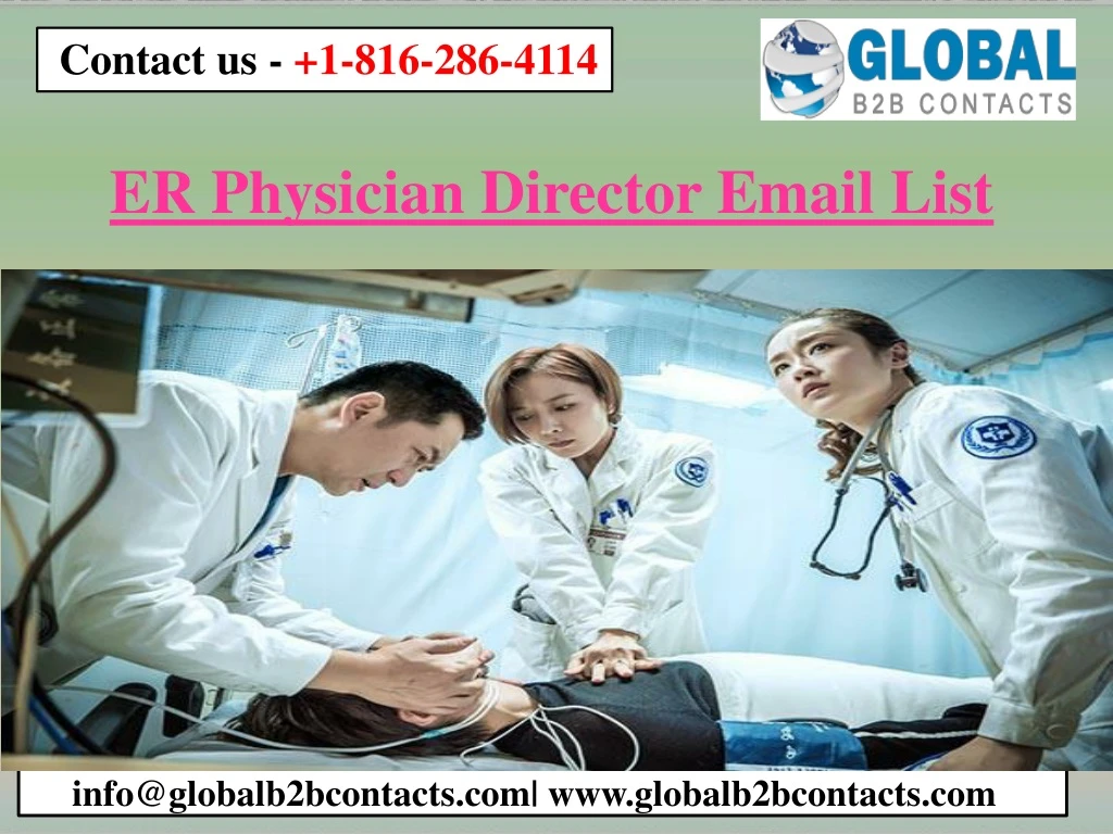 er physician director email list