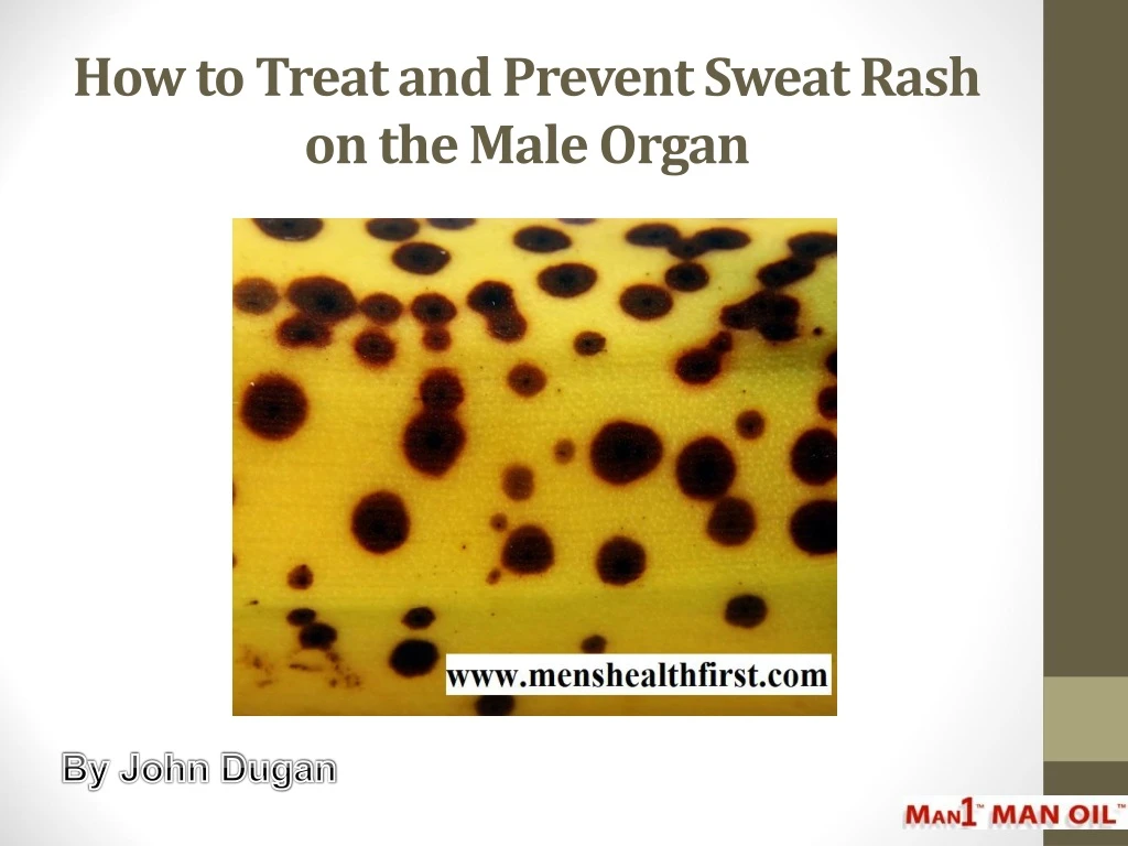 how to treat and prevent sweat rash on the male organ