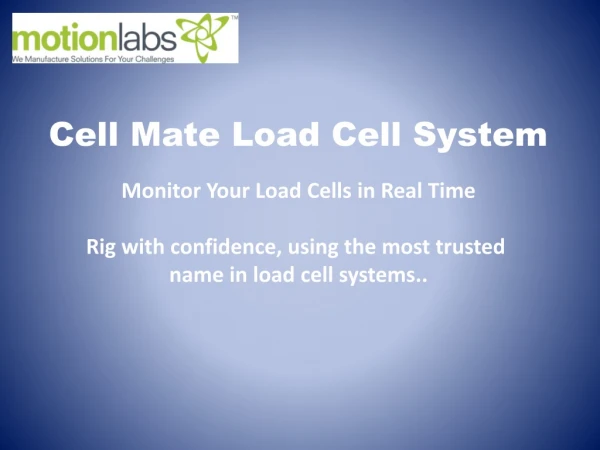 Buy Best Cell Mate Load Cell System