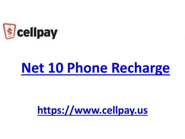 Net 10 Phone Recharge