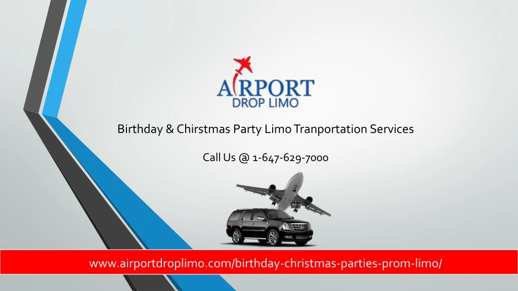 birthday chirstmas party limo tranportation services