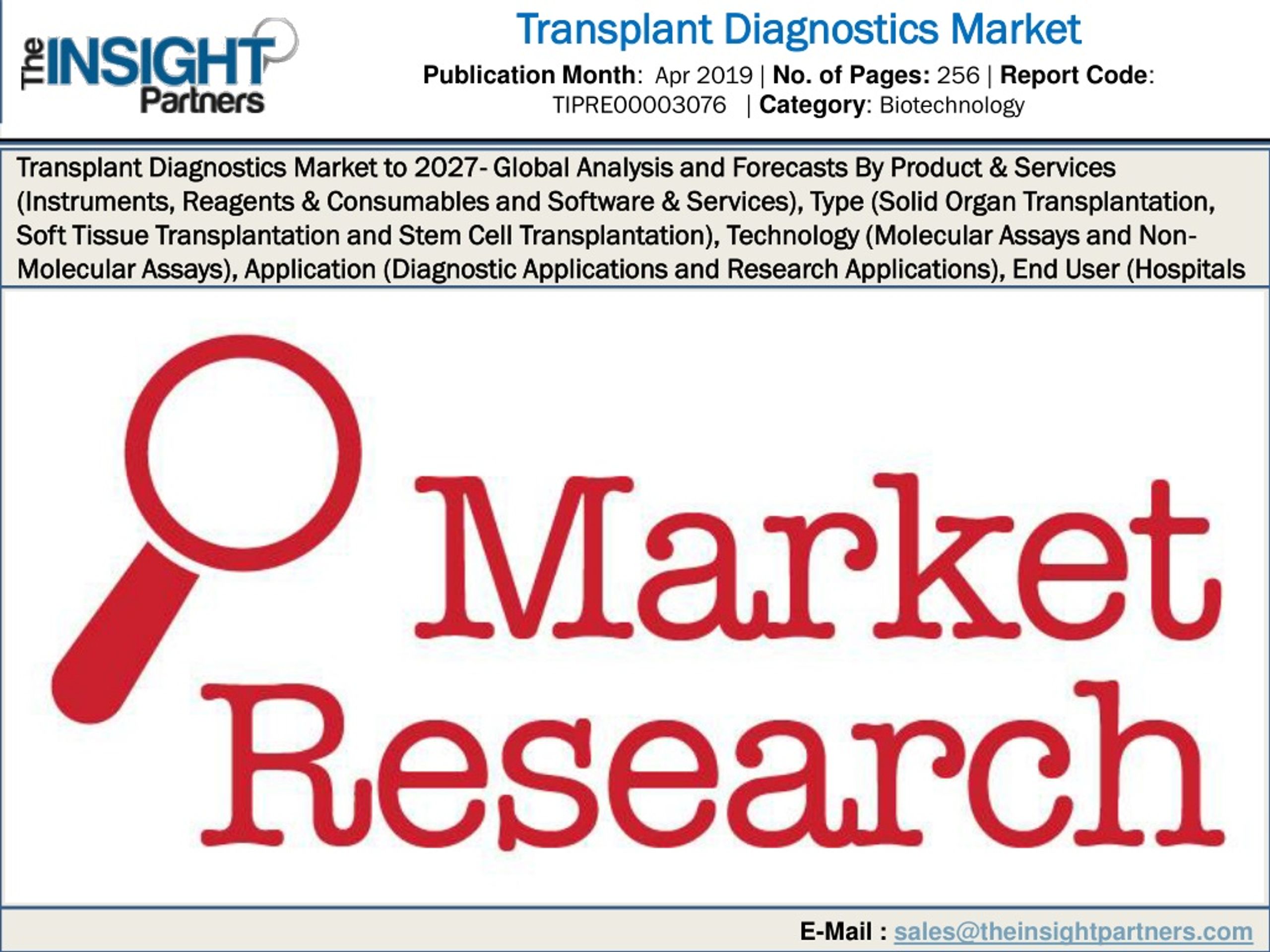 Exhaustive Study on Transplant Diagnostics Market Strategic Assessment 2027 - slide 1