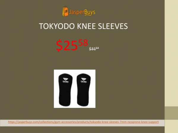 Tokyodo Knee Sleeves - 7 mm Neoprene Knee Support for Multiple Sports/Activities - $25.58