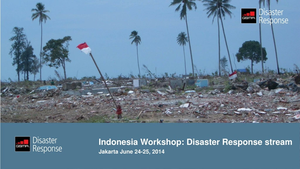 indonesia workshop disaster response stream