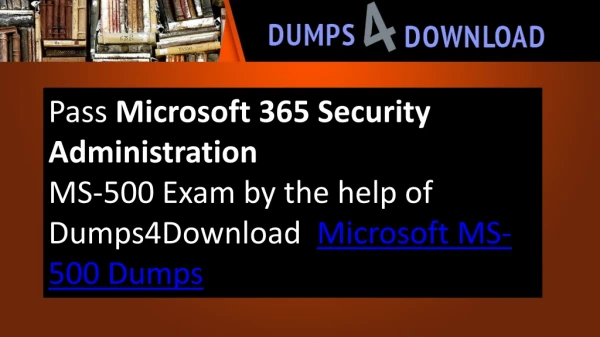 Microsoft MS-500 Exam Dumps 2019 - Get Actual MS-500 Dumps