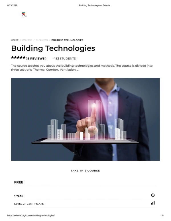Building Technologies - Edukite