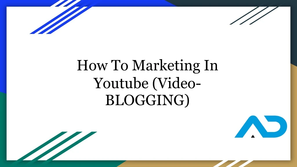 how to marketing in youtube video blogging