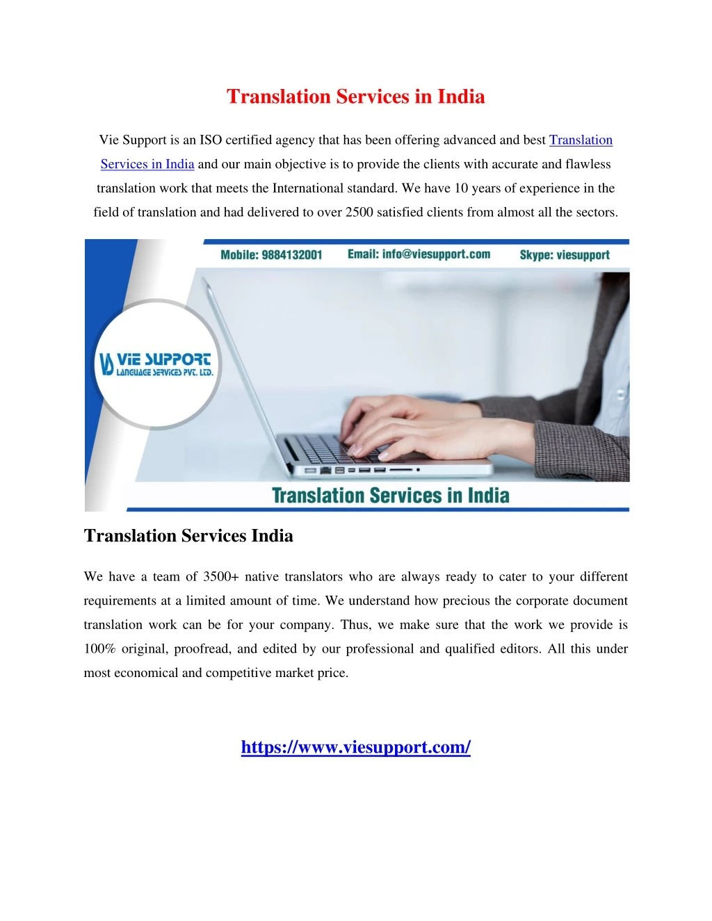 translation services in india