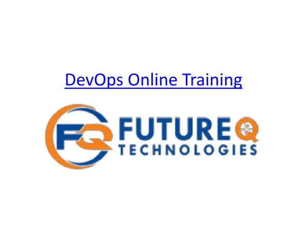 Devops Online training in Hyderabad