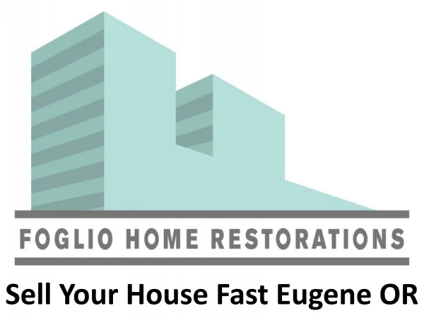 Sell Your House Fast Eugene OR