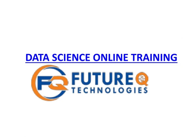 Data Science Online training in Hyderabad