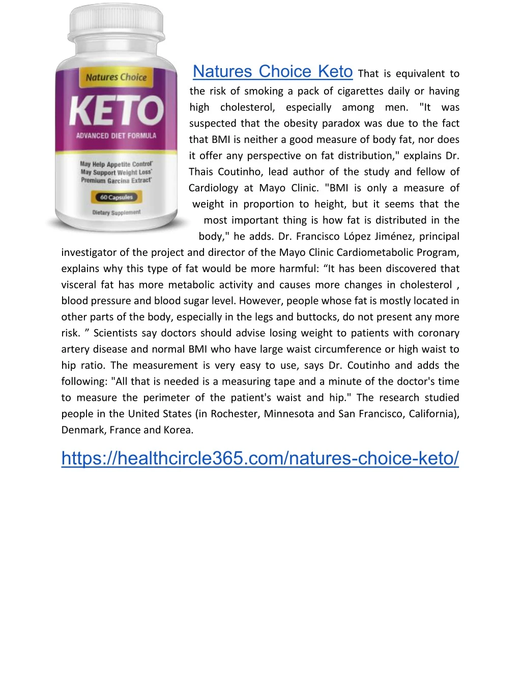 natures choice keto that is equivalent