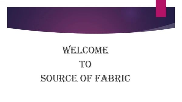 Cotton Fabric Suppliers