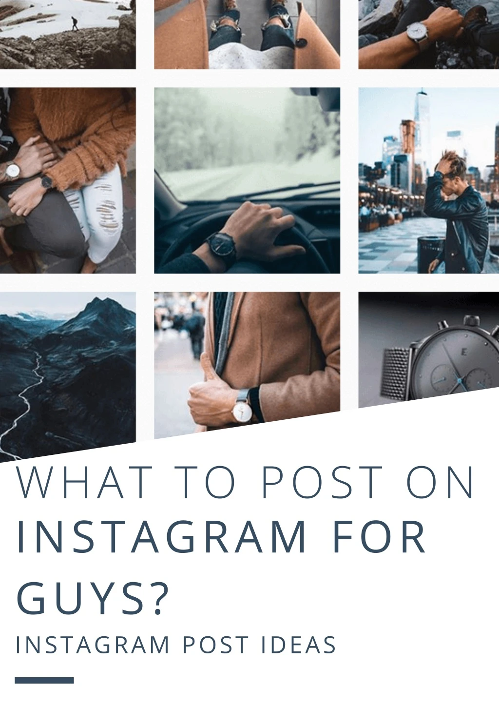 what to post on instagram for guys instagram post