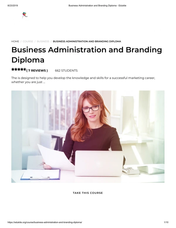 Business Administration and Branding Diploma - Edukite