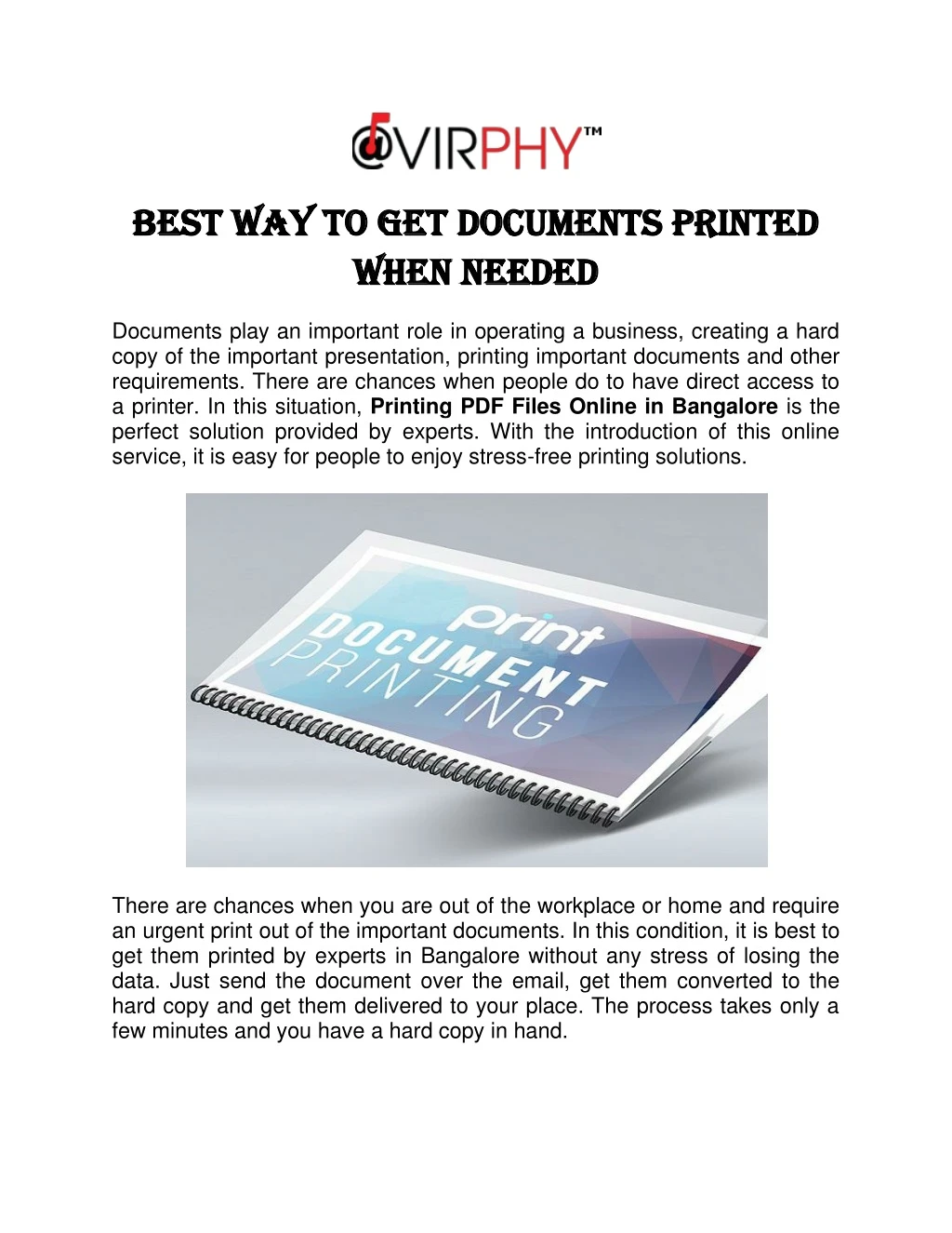 best way to get documents printed best
