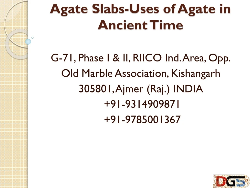 agate slabs uses of agate in ancient time