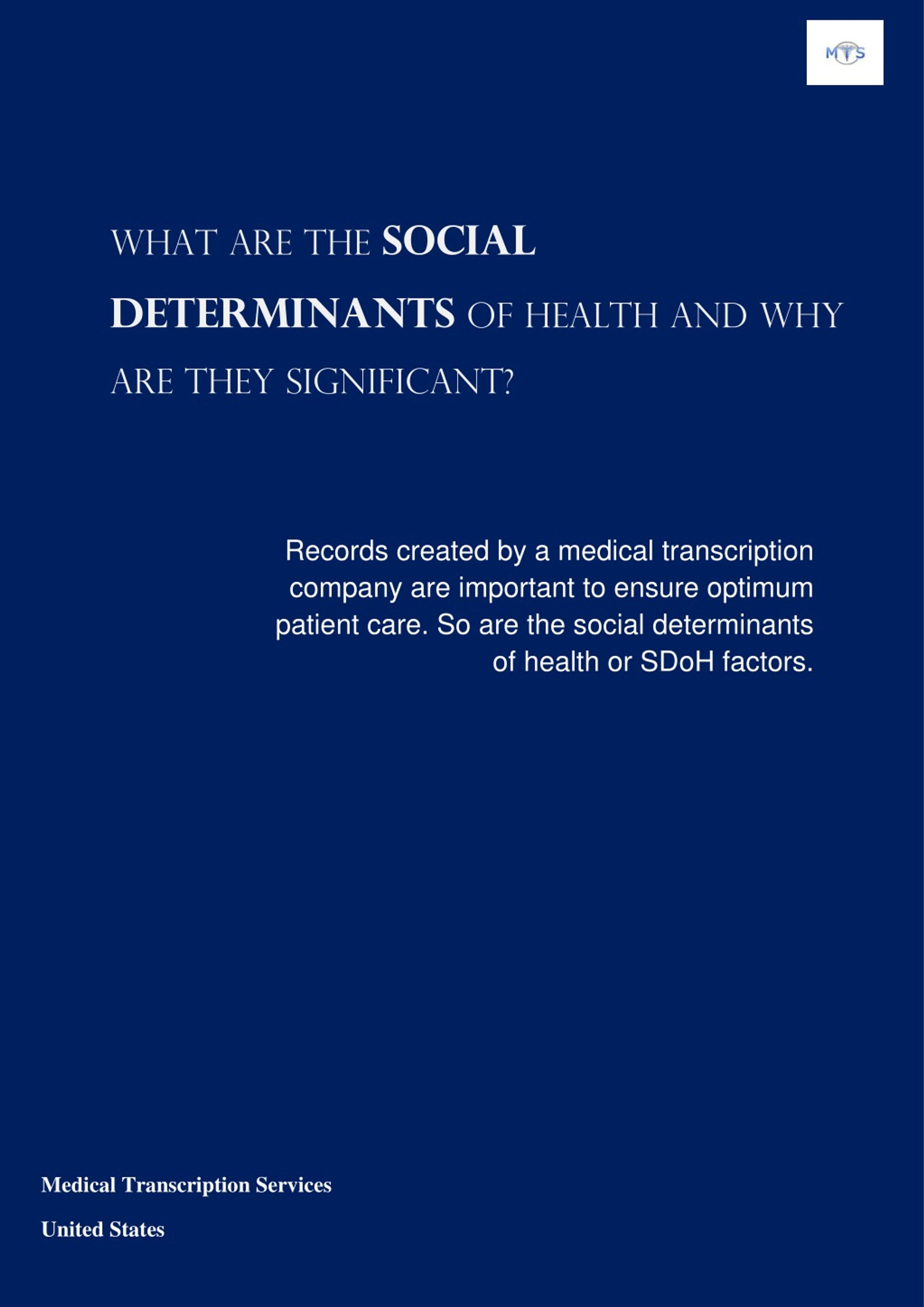 PPT - What Are the Social Determinants of Health and Why Are They ...