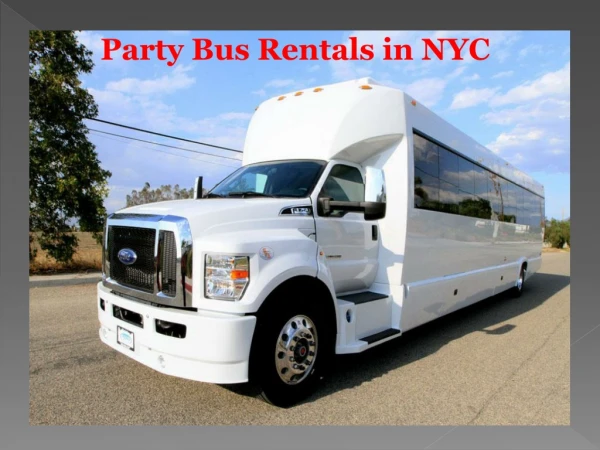 New York Party Bus Rentals