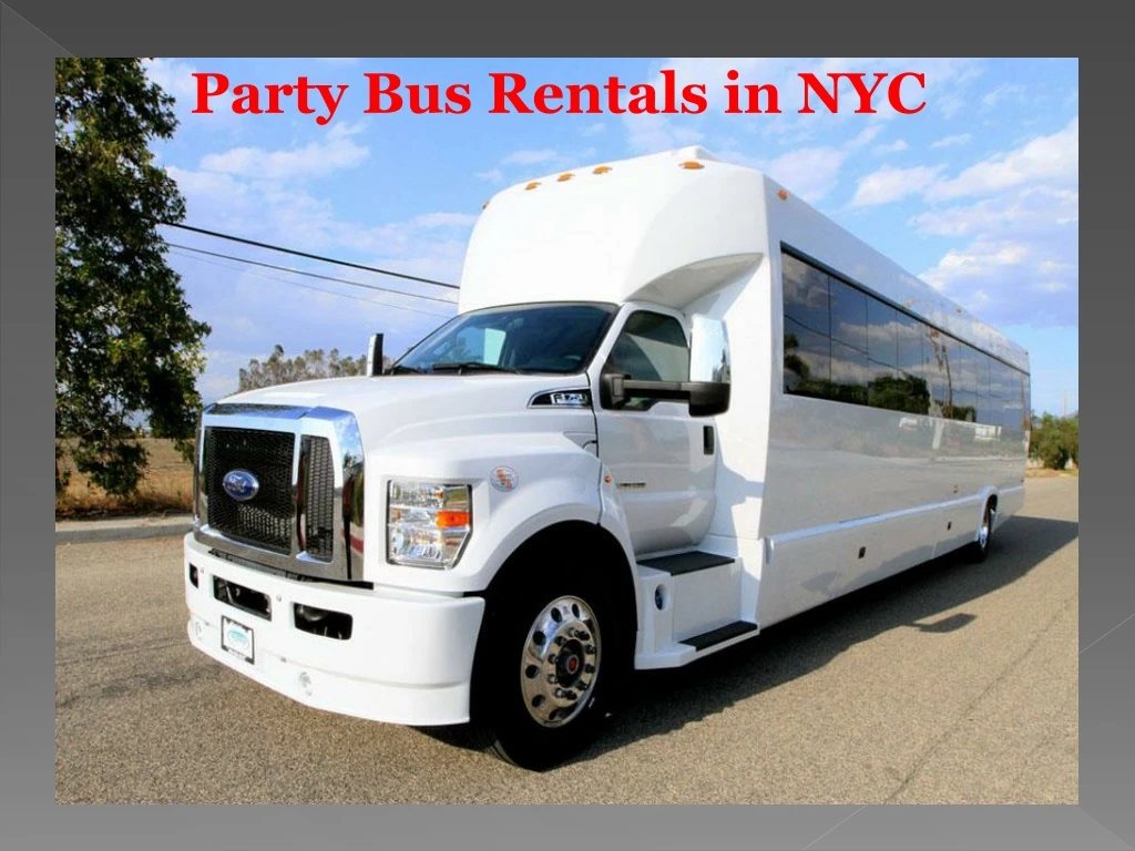 party bus rentals in nyc