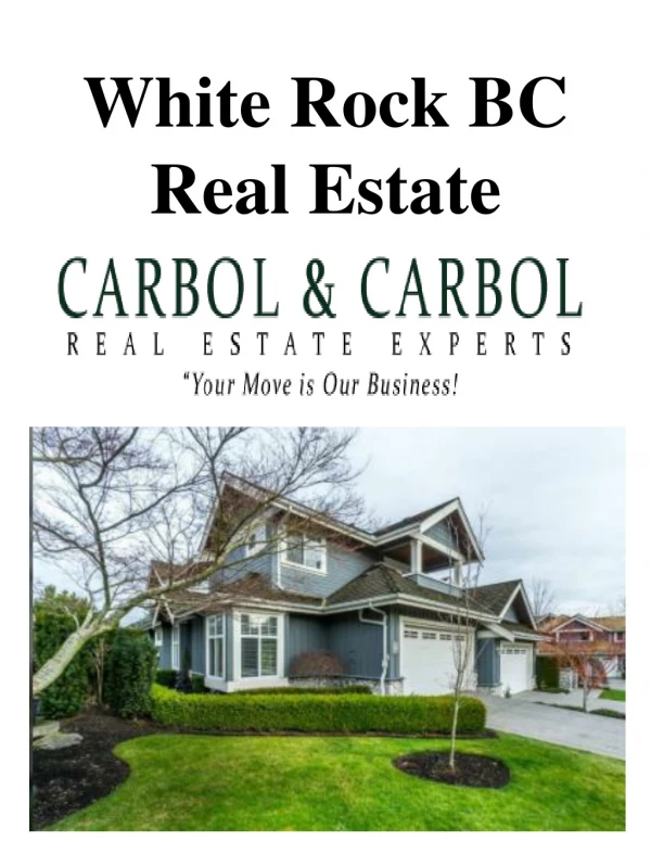 White Rock BC Real Estate