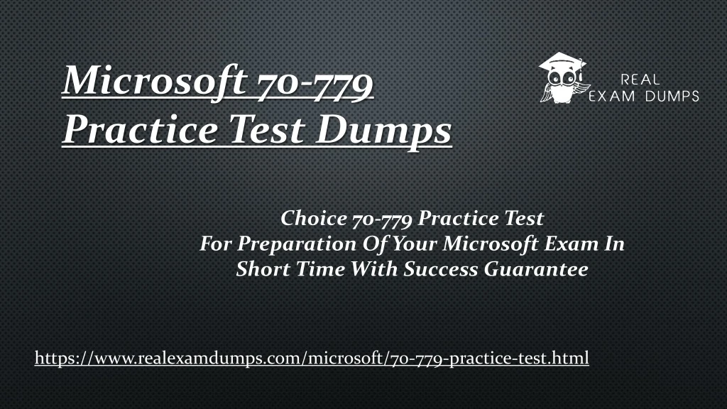 microsoft 70 779 practice test dumps