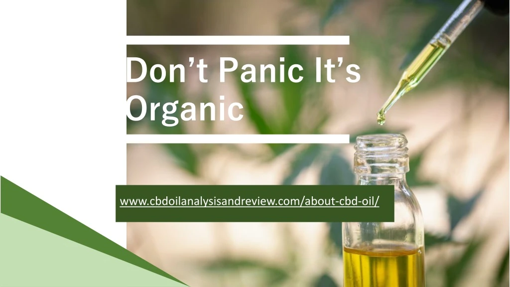 don t panic it s organic