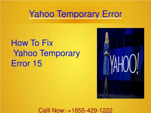 Yahoo Mail Temporary Error Code 15: How to fix it?