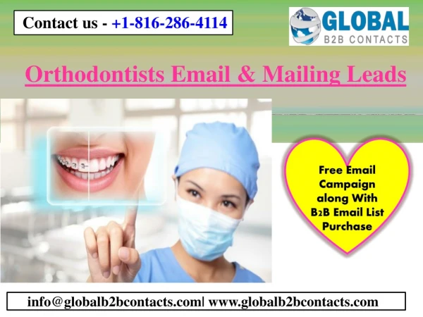 Orthodontists Email & Mailing Leads