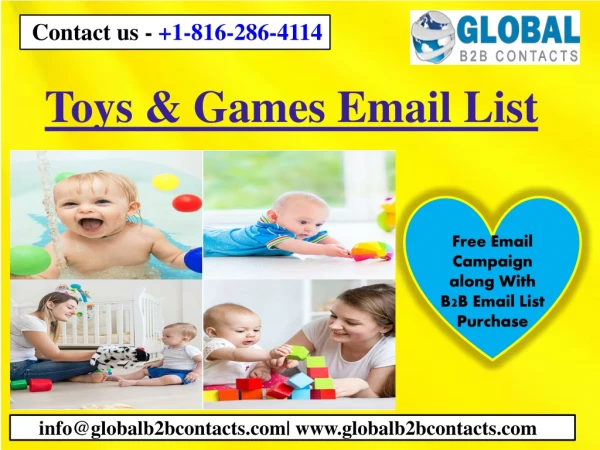 Toys & Games Email List