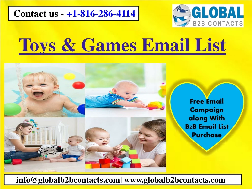 toys games email list