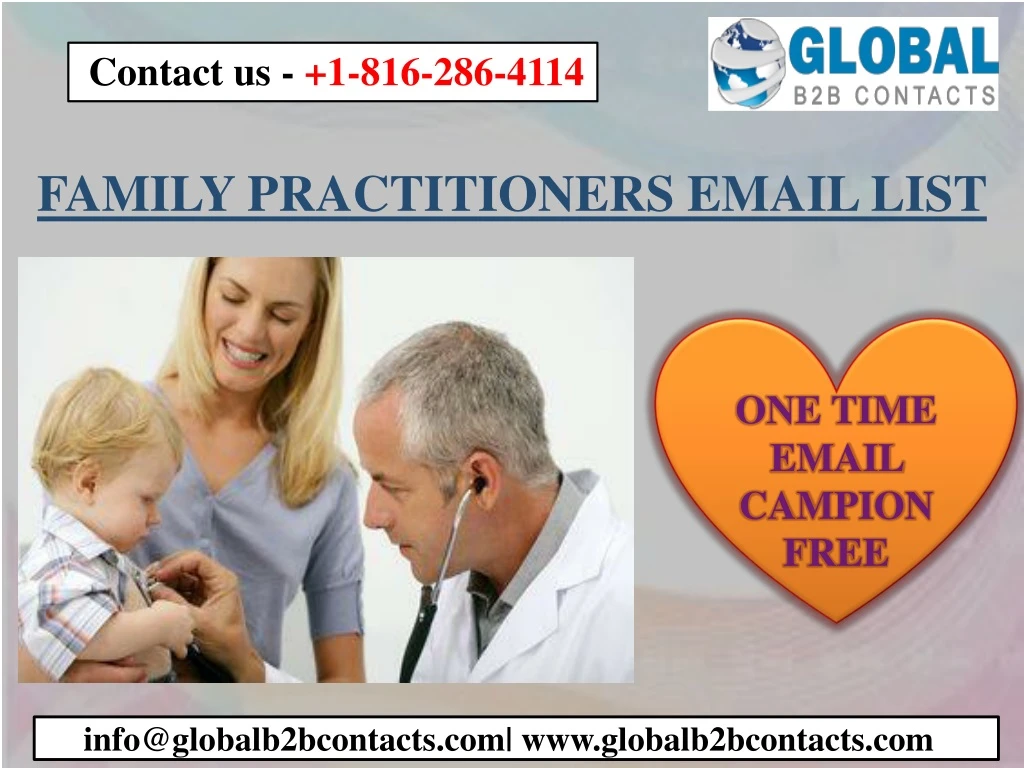 family practitioners email list
