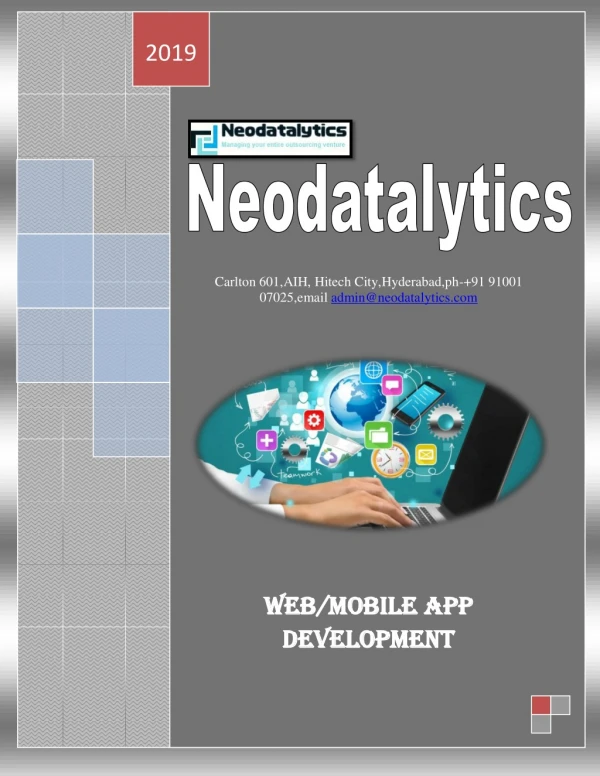 Web/Mobile App Development@Neodatalytics