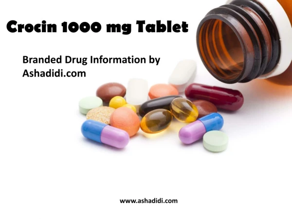 Crocin 1000 mg Tablet