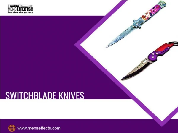 Order switchblade knives NOW for military addition!