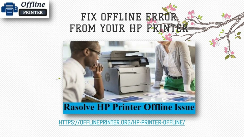fix offline error from your hp printer
